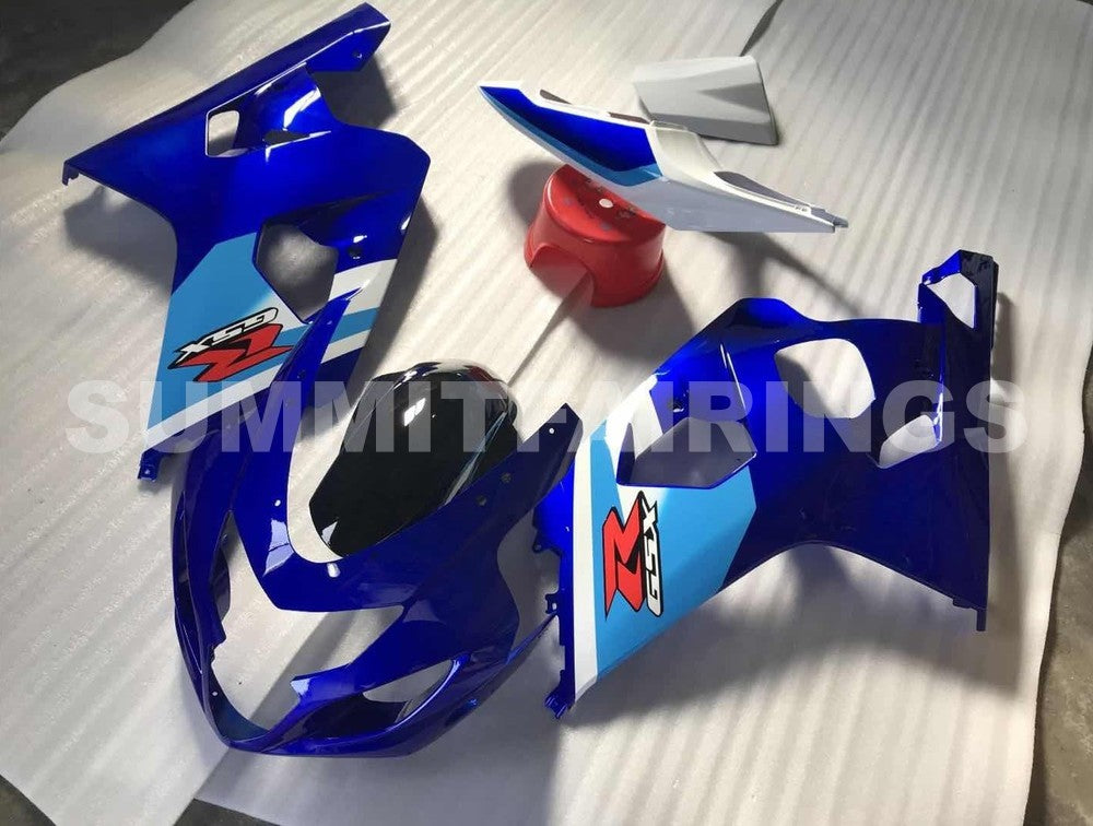 Fairings For Suzuki - GSXR600-750 K4 04-05 Blue White black