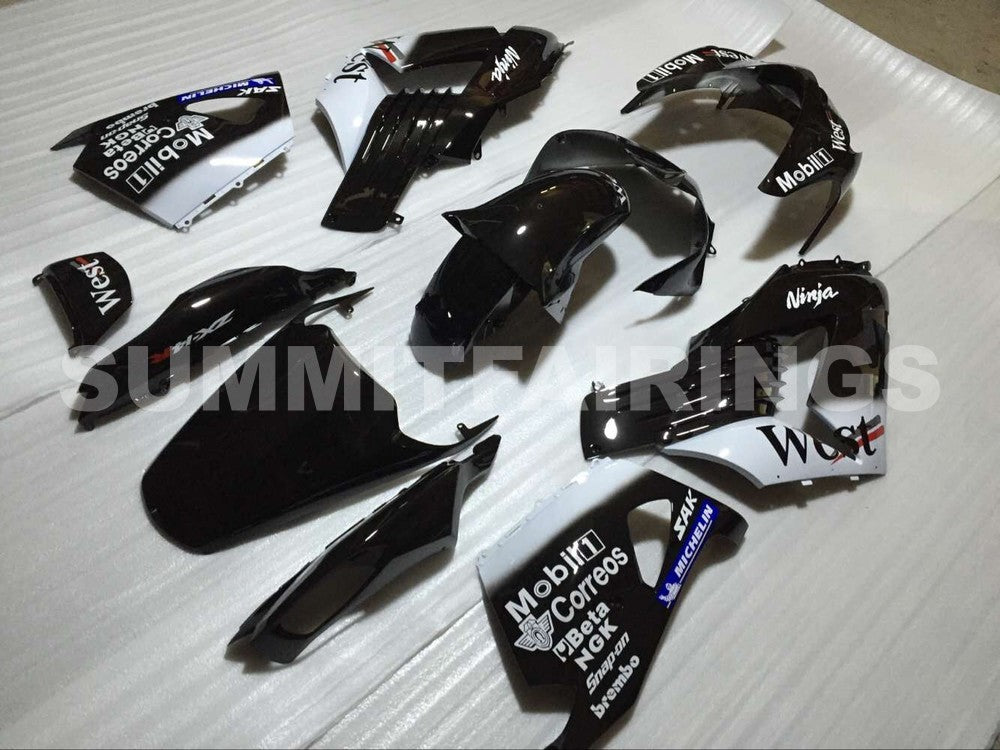 Fairings For Kawasaki Ninja ZX-14R (2006-2011) Black White