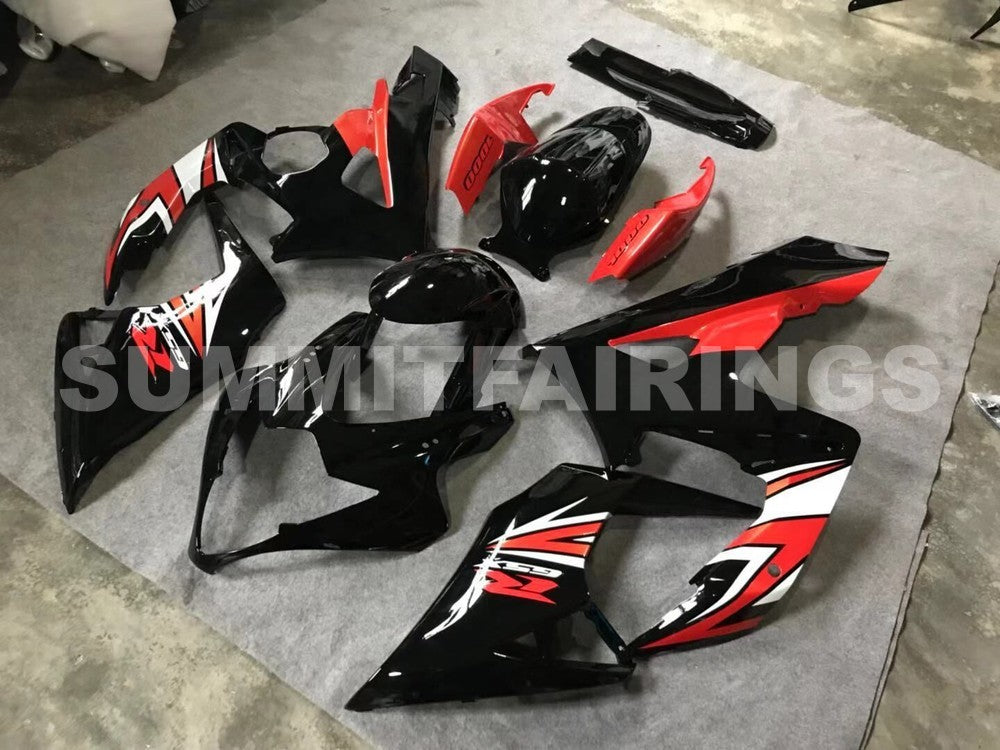 Fairings For Suzuki GSXR 1000 Black & Red GSXR (2005-2006)