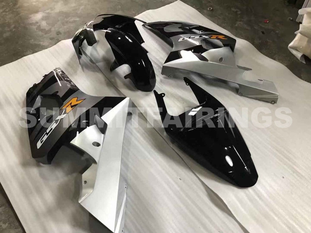 Fairings For Suzuki GSXR 600 750 Black & Silver GSXR (2004-2005)