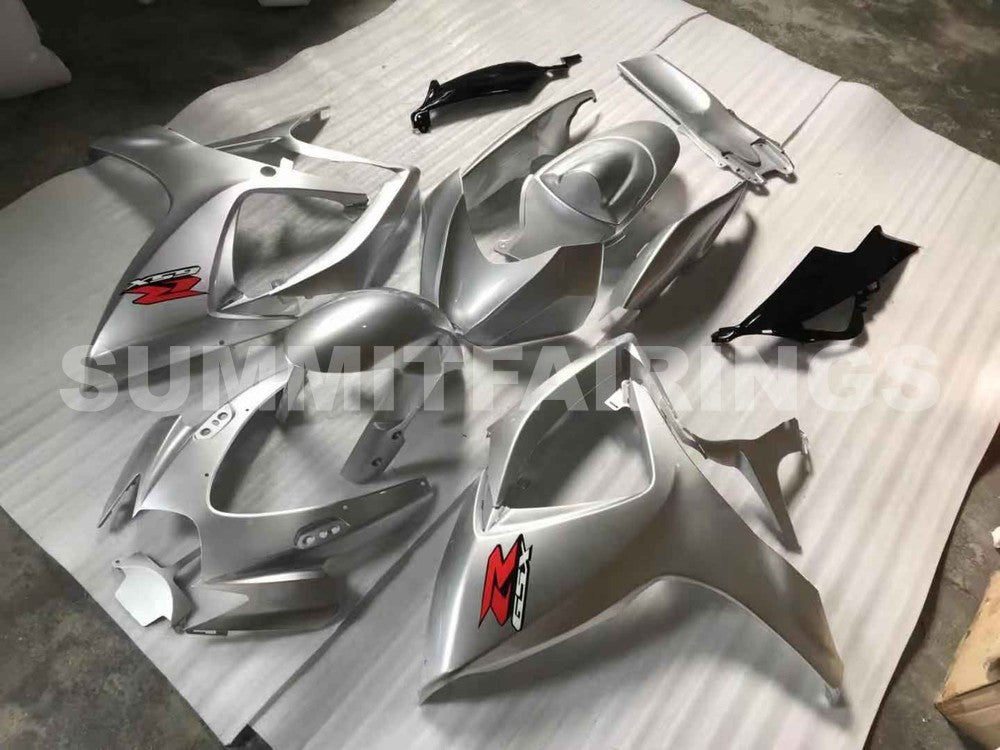 Fairings For Suzuki GSXR 600 750 (2006-2007) Silver Black