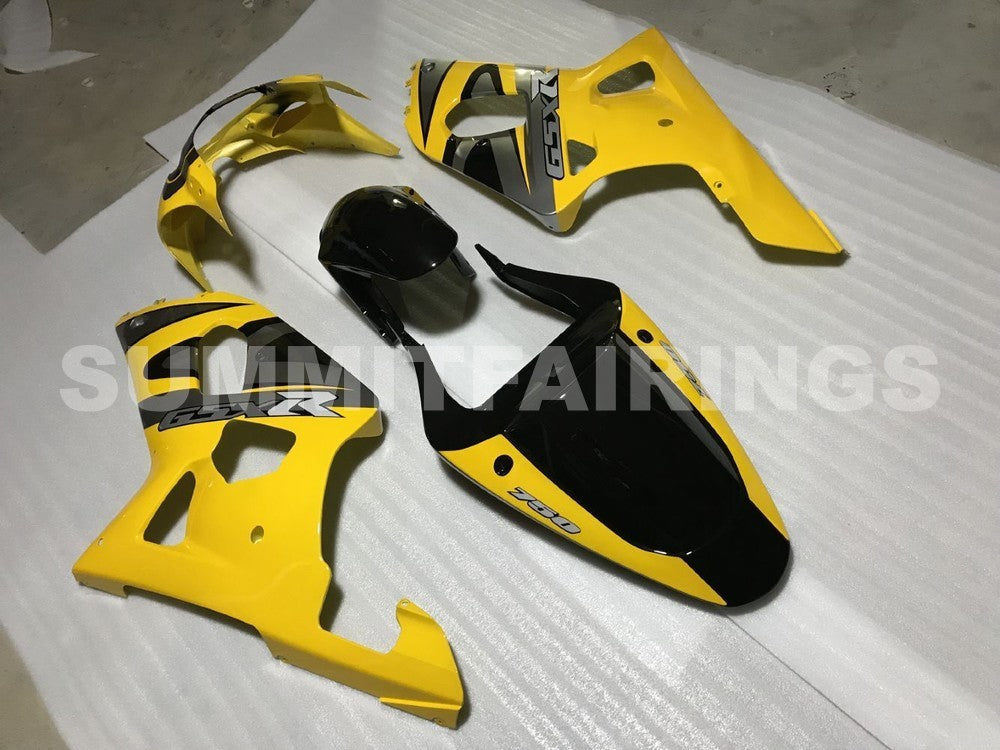 Fairings For Suzuki GSXR 750 Yellow Black GSXR (2001-2003)