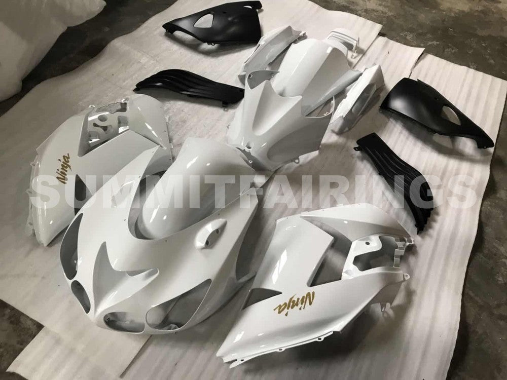 Fairings For Kawasaki ZX-14R, 2006-2011 - White & Matte Black