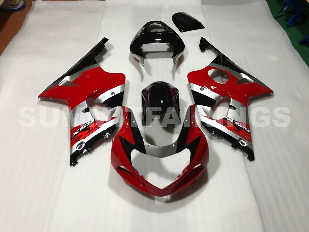 Fairings For Suzuki - GSXR1000 K1/2 2000-2002 Red Black Silver