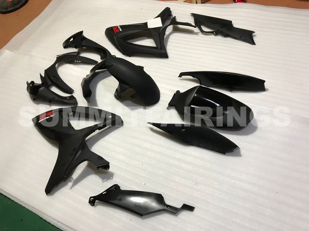 Fairings For Suzuki GSXR 600 750 Black Matte GSXR (2006-2007)