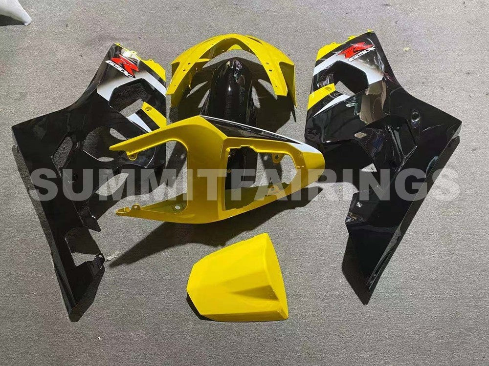 Fairings For Suzuki - GSXR600-750 K4 04-05 Black and Yellow