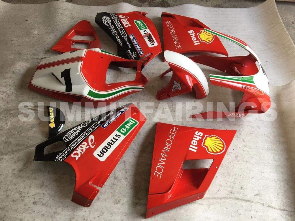 Fairings For Ducati - 996/748 1994-2002 Red White Black