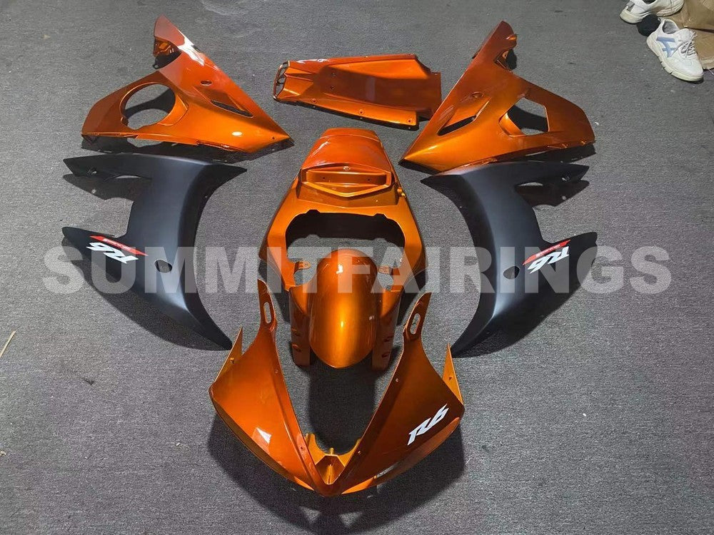 Fairings For Yamaha R6, 2005 - Brown & Matte Black