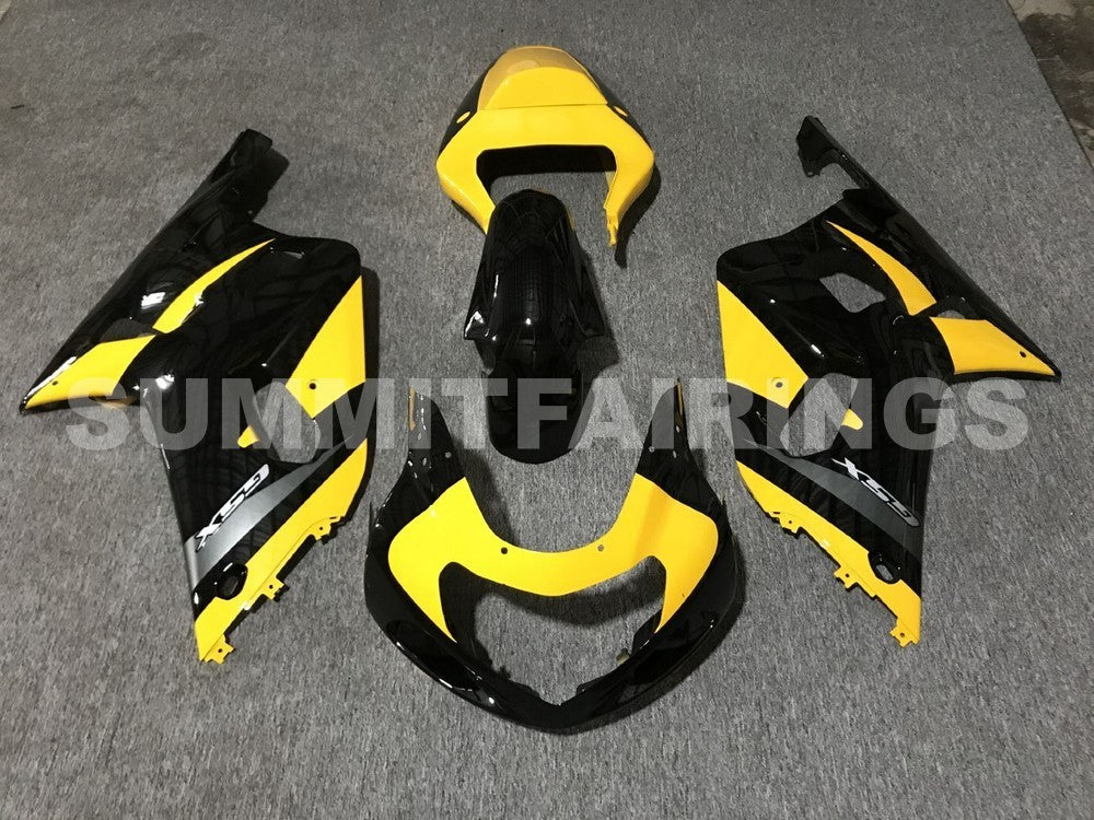 Fairings For Suzuki GSXR 750 Black & Yellow GSXR (2001-2003)