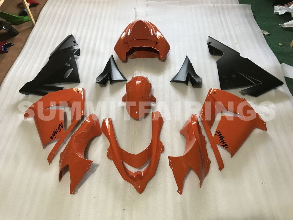 Fairings For Kawasaki ZX-10R, 2004-2005 - Orange & Matte Black
