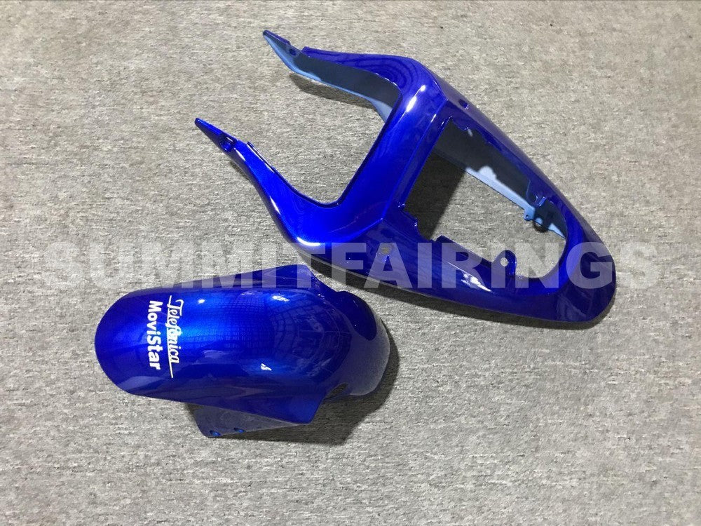 Fairings For Suzuki - GSXR600-750 K1 2001-2003 Yellow Silver