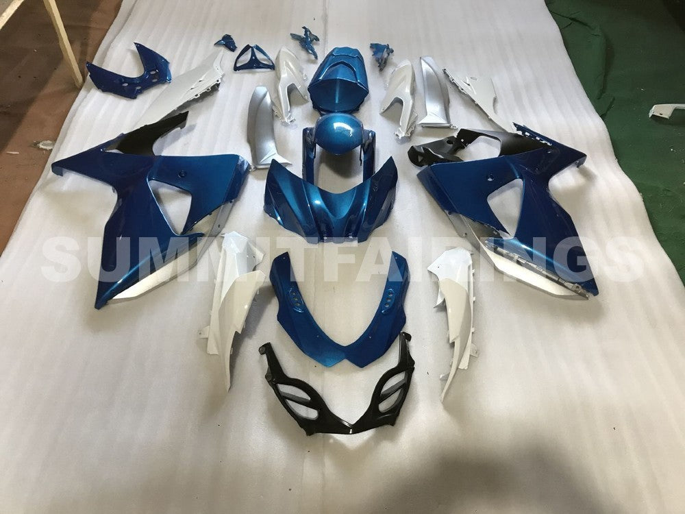 Fairings For Suzuki GSXR 1000 Blue & White GSXR (2009-2016)
