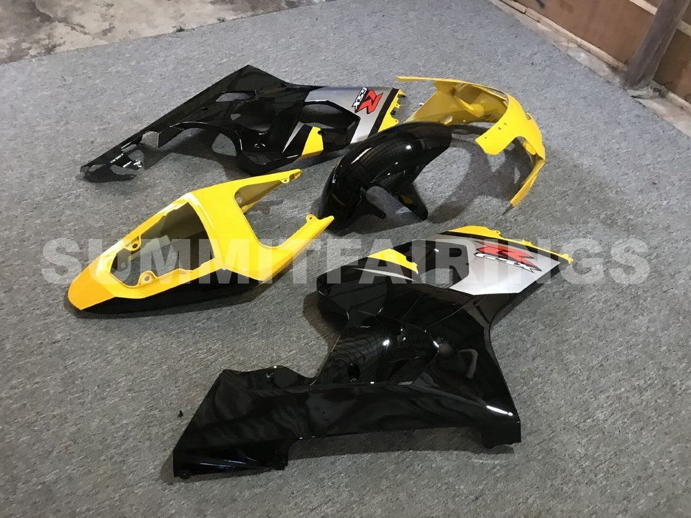 Fairings For Suzuki GSXR 600 750 Yellow & Black GSXR (2004-2005)