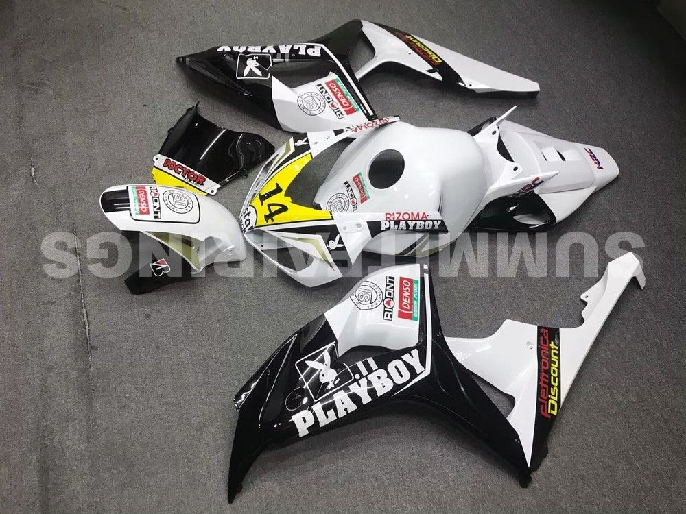 Fairings For Honda CBR 1000 RR, 2006-2007 - Black & Whtie