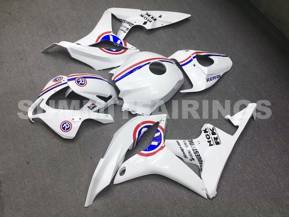 Fairings For Honda CBR 600 RR White Repsol (2007-2008)