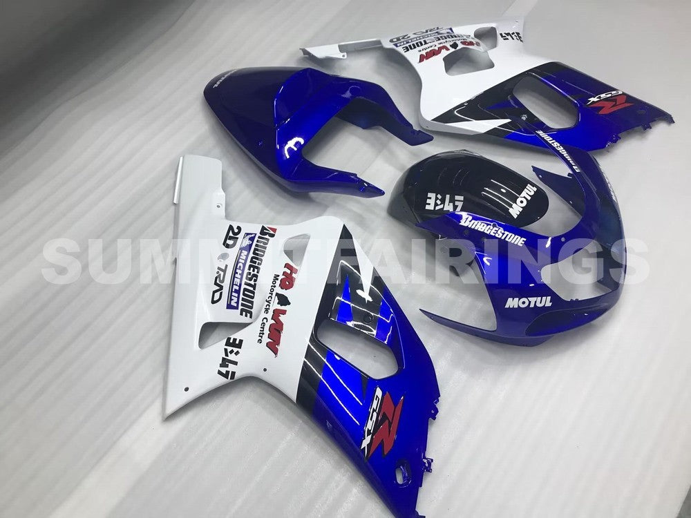 Fairings For Suzuki GSXR 600 Blue Motul Suzuki (2001-2003)