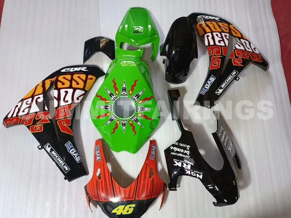 Fairings For Honda CBR1000 RR Black Green Valentino Rossi (2008-2011)
