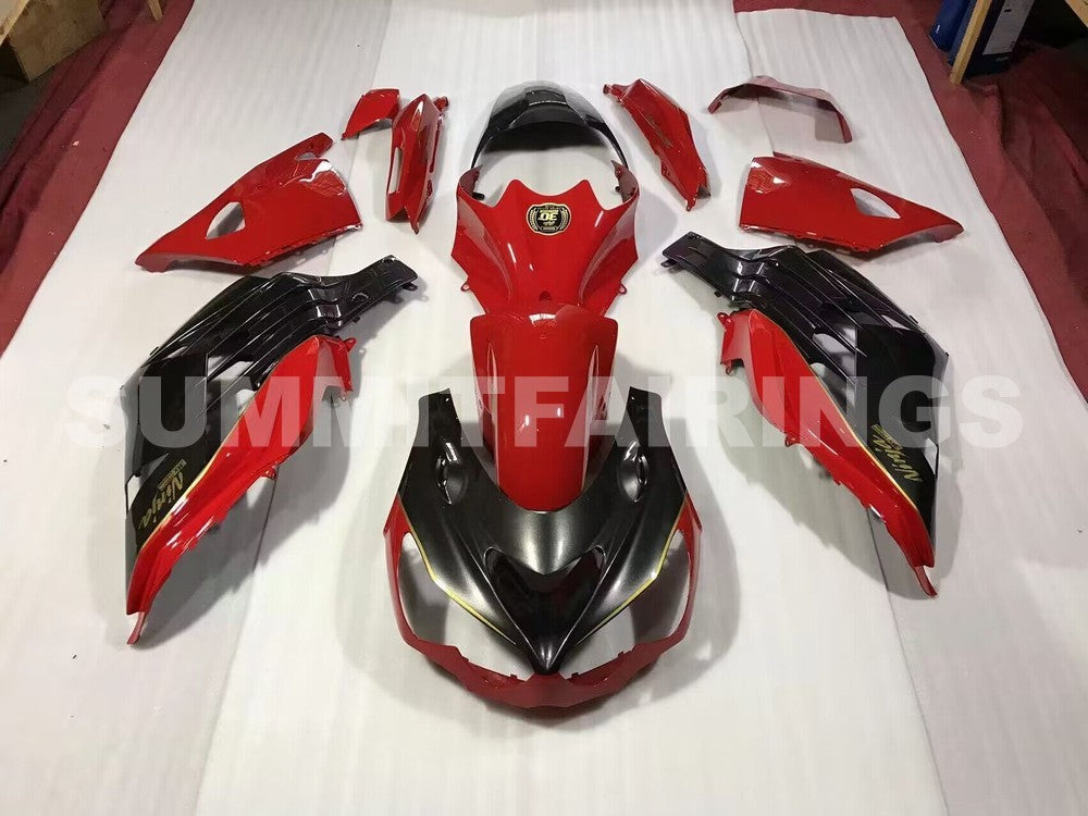 Fairings For Plastics Kawasaki ZX14R Ninja Red and Bronze Sticker (2012-2021)