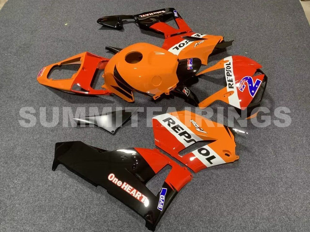 Fairings For Honda CBR 600 RR, 2013-2020 - Red, Orange & Black