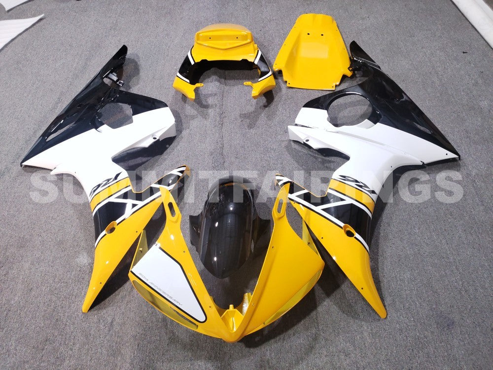 Fairings For Yamaha YZF-R6 Yellow White Black R6 (2005)