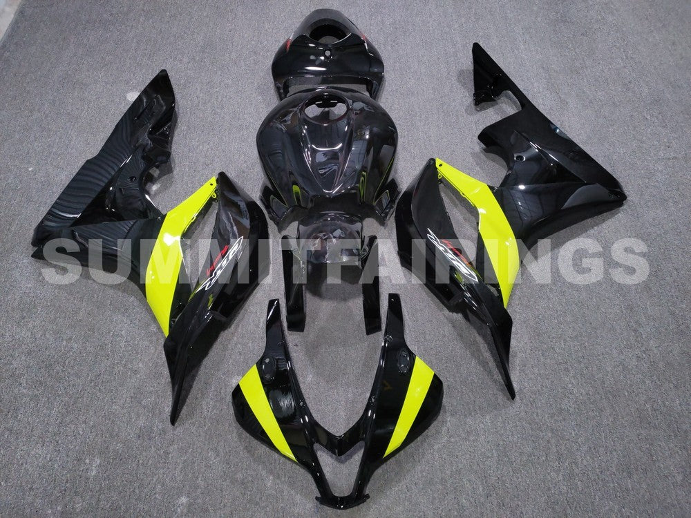 Fairings For Honda CBR600RR F5(2007-2008) Black Yellow