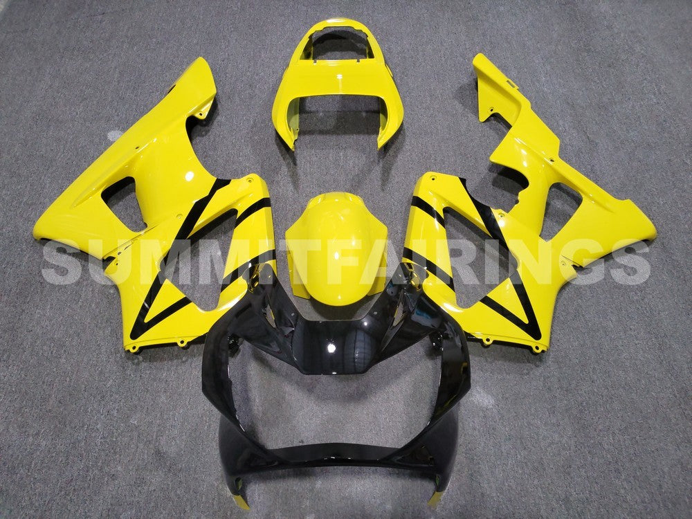 Fairings For Honda - CBR900RR 929 2000-2001 Yellow & Black