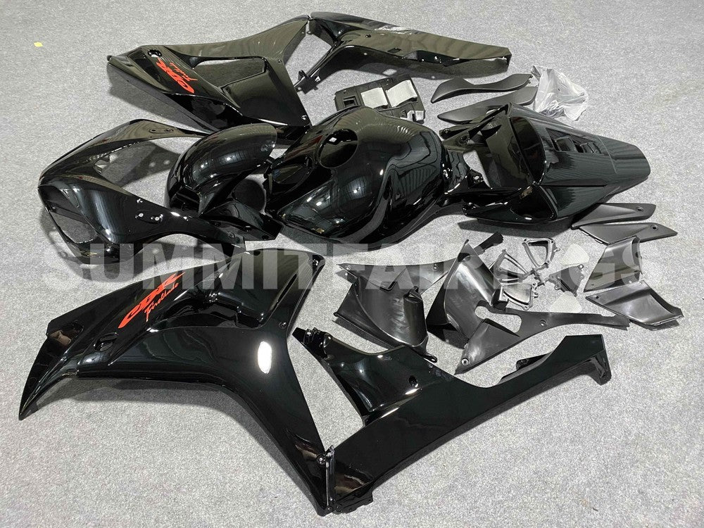Fairings For Honda - CBR1000RR 06-07 Black & Red Decals