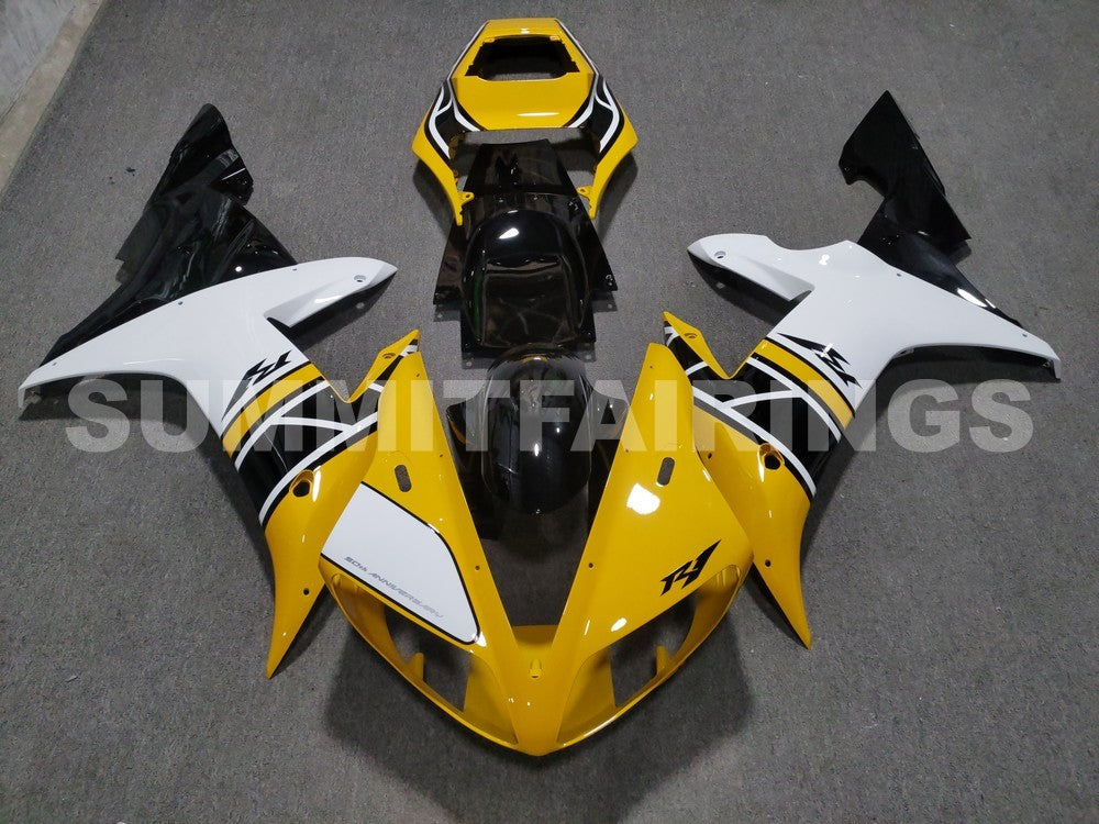 Fairings For Yamaha YZF-R1 Yellow White Black R1 (2002-2003)