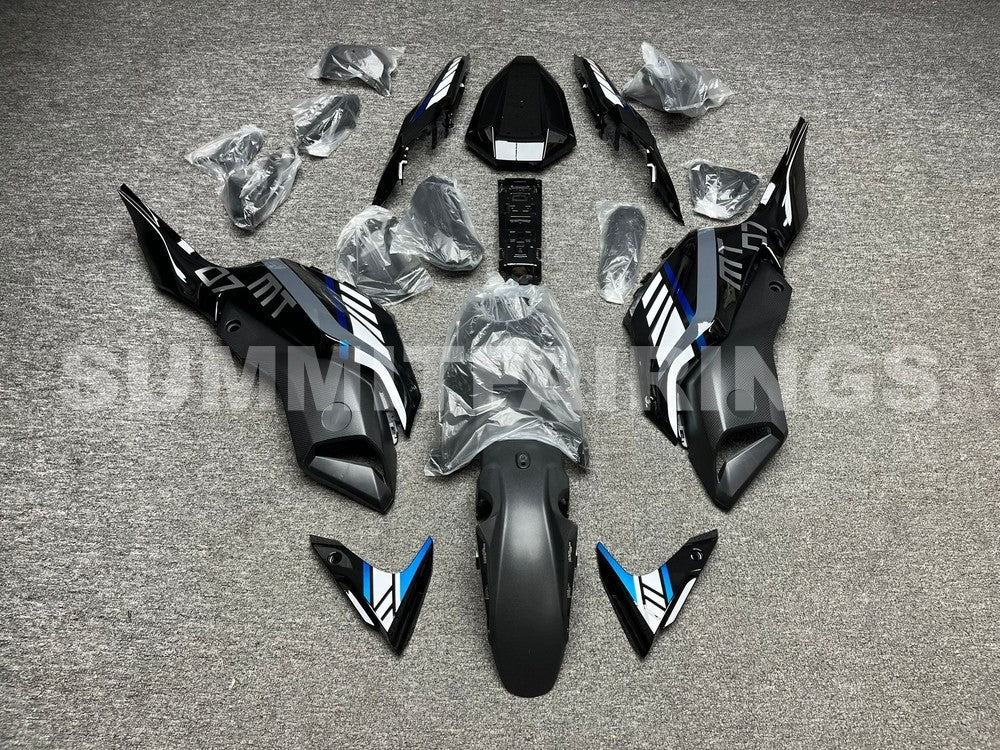 Fairings For Yamaha MT-07 2012-2017 White Matte Black & Glossy Black