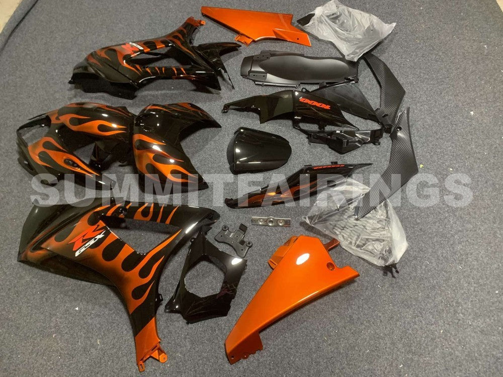 Fairings For Suzuki - GSXR1000 K7 07-08 Orange Flame