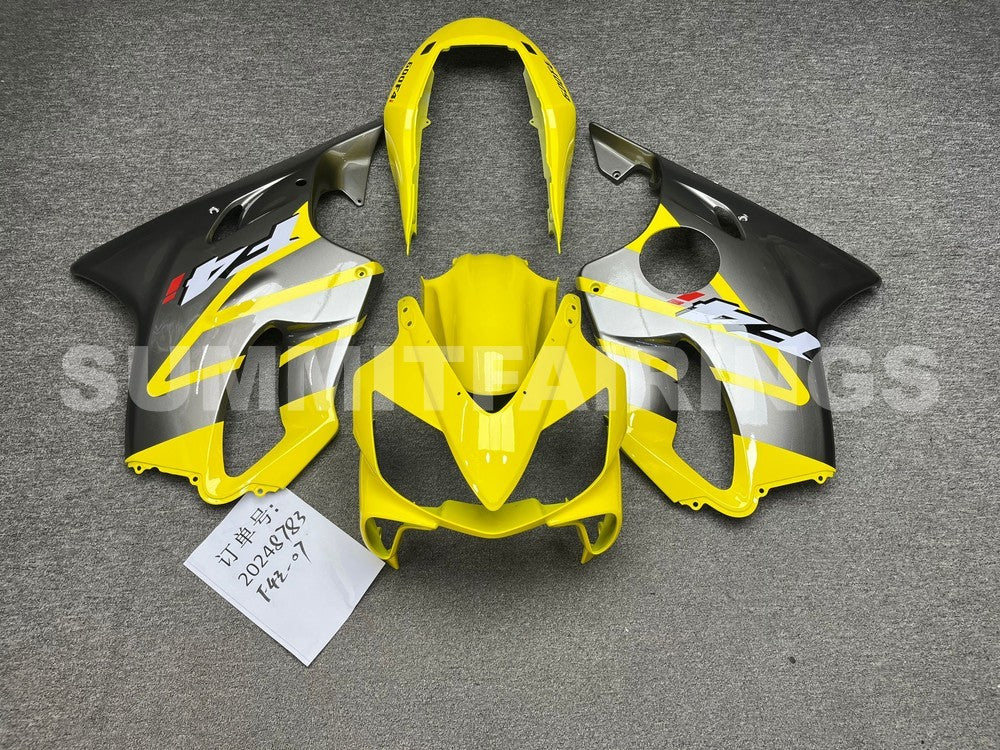 Fairings For Honda - CBR600F4i 04-07 Yellow Silver