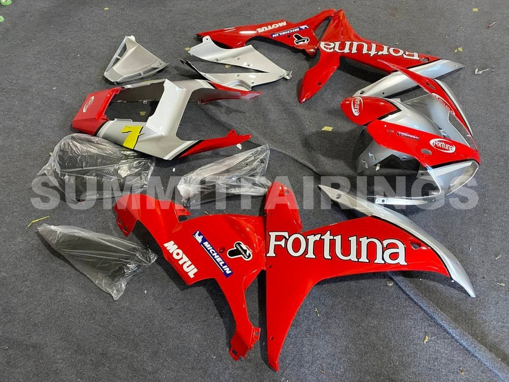 Fairings For Yamaha YZF-R1 Red Silver Fortuna (2002-2003)