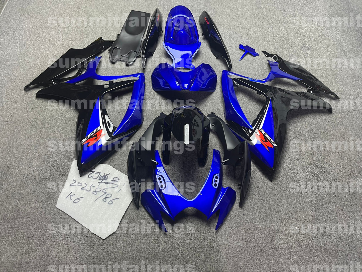 Fairings For Suzuki GSXR 600 750 (2006-2007) Blue Black