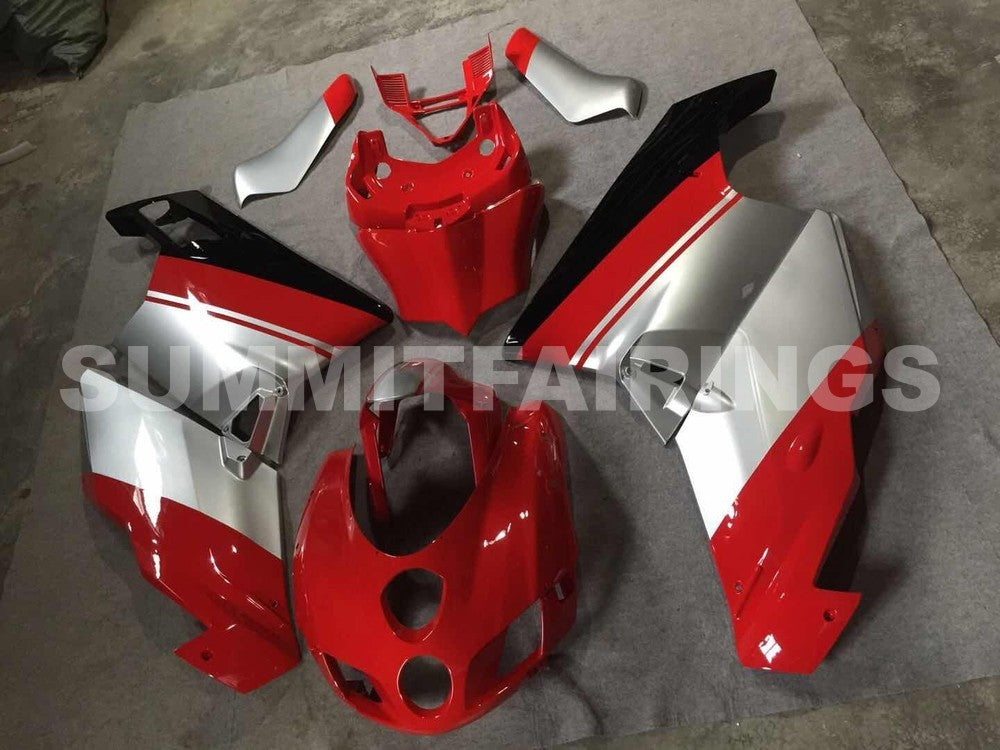 Fairings For Ducati - 999/749 05-06 Silver Red