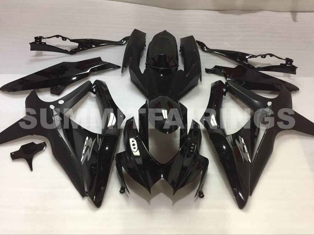 Fairings For Suzuki GSXR 600 750 All Black Suzuki (2008-2009-2010)