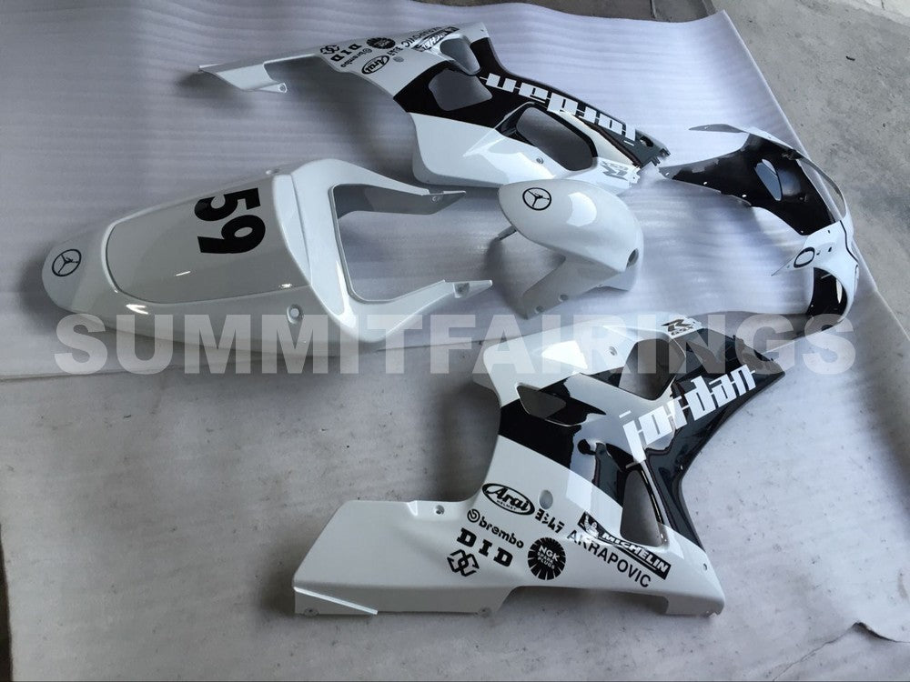 Fairings For Suzuki - GSXR600-750 K1 2001-2003 Black White