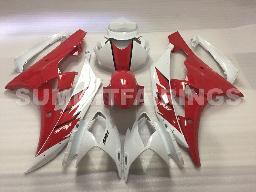 Fairings For Yamaha - YZF-600 R6 06-07 Red & White