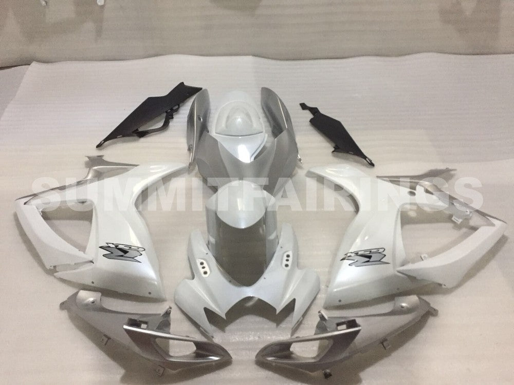 Fairings For Suzuki GSXR 600 750 (2006-2007) White Silver
