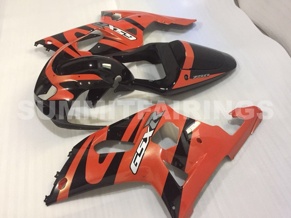 Fairings For Suzuki GSXR 750 Orange Metallic & Black GSXR (2001-2003)