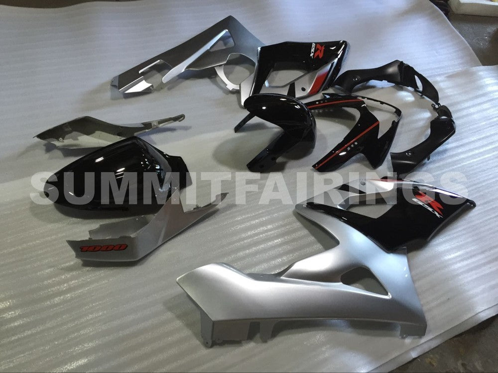 Fairings For Suzuki - GSXR1000 K5 05-06 Black & Silver