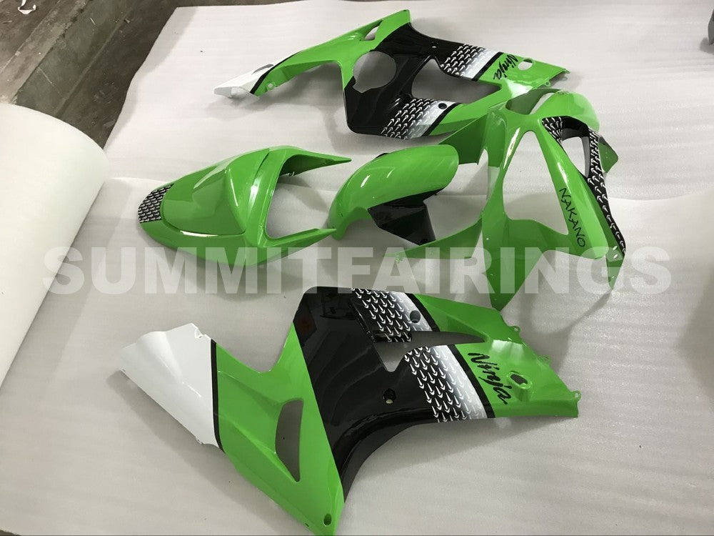 Fairings For Kawasaki ZX-6R, 2003-2004 - Green Nakano