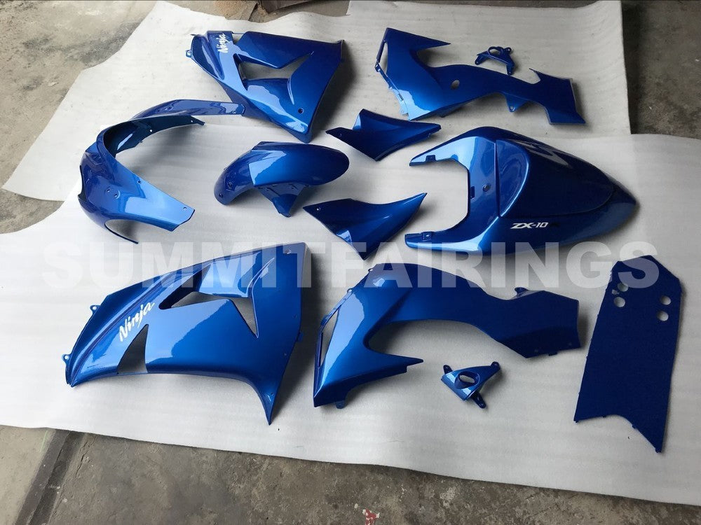 Fairings For Kawasaki ZX 10R Blue Ninja (2006-2007)