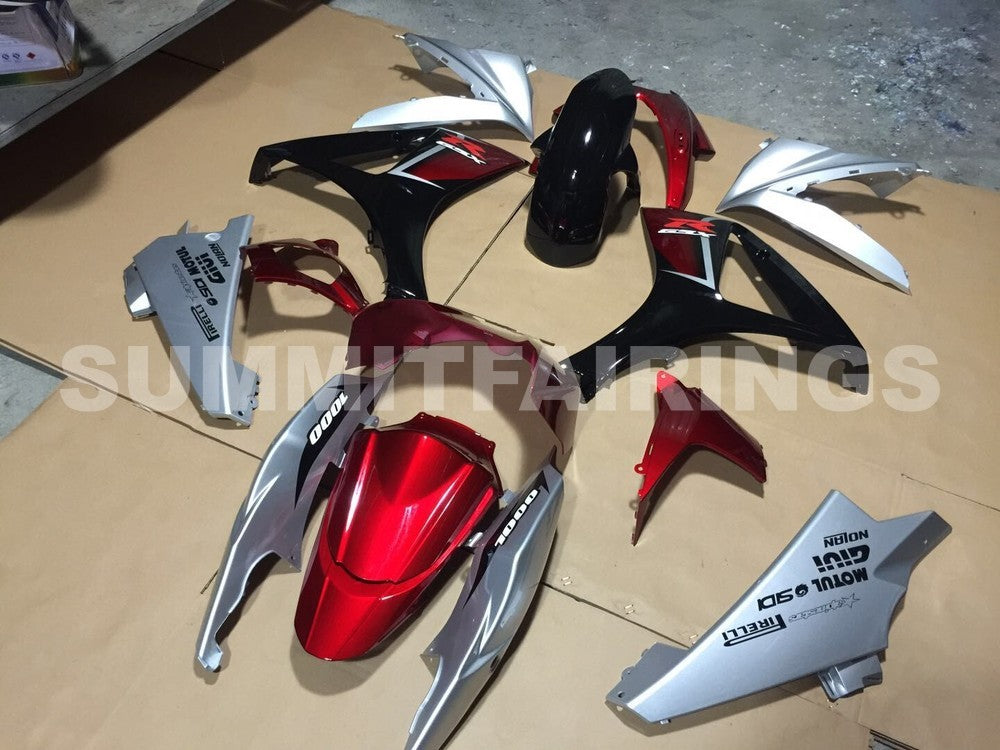 Fairings For Suzuki GSXR 1000 Red Cherry & Black GSXR (2007-2008)