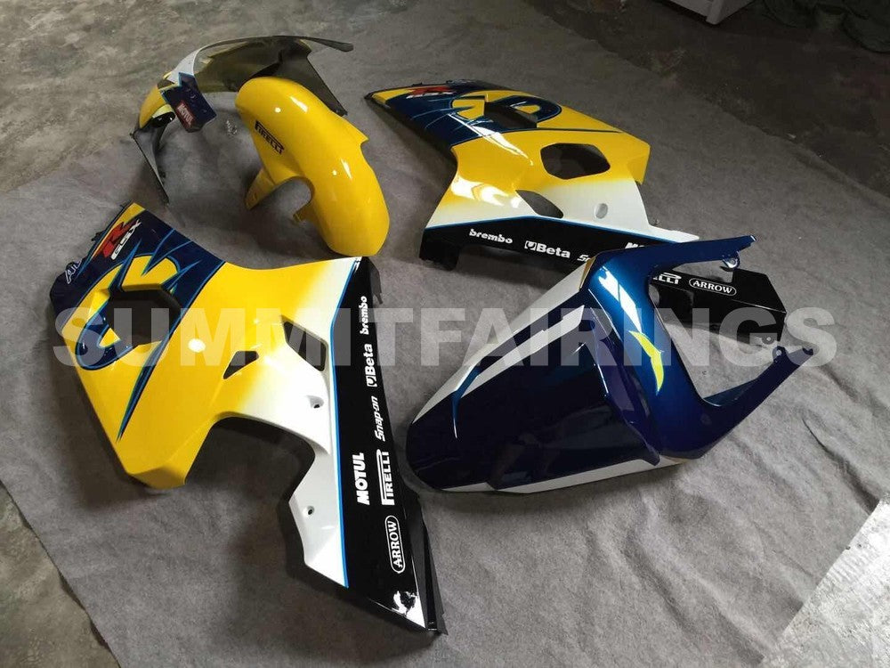 Fairings For Suzuki GSX-R600 / 750, 2004-2005 - Yellow, White & Blue
