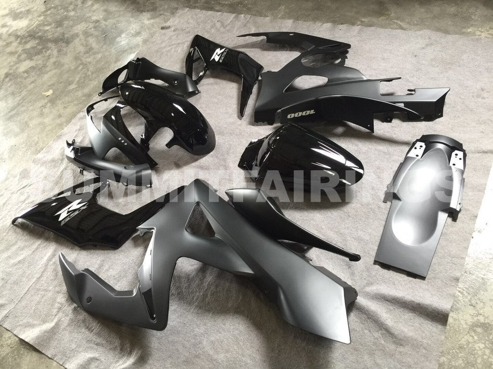 Fairings For Suzuki GSX-R1000, 2005-2006 - Gloss Black Matte Black