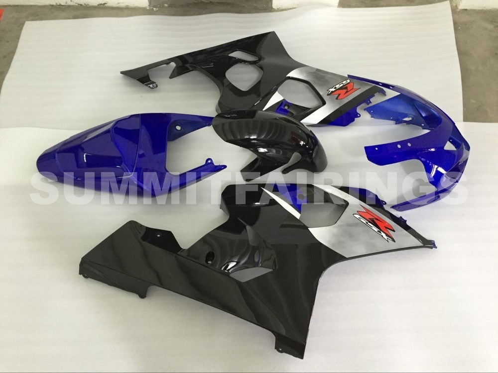 Fairings For Suzuki - GSXR600-750 K4 04-05 Black and Blue