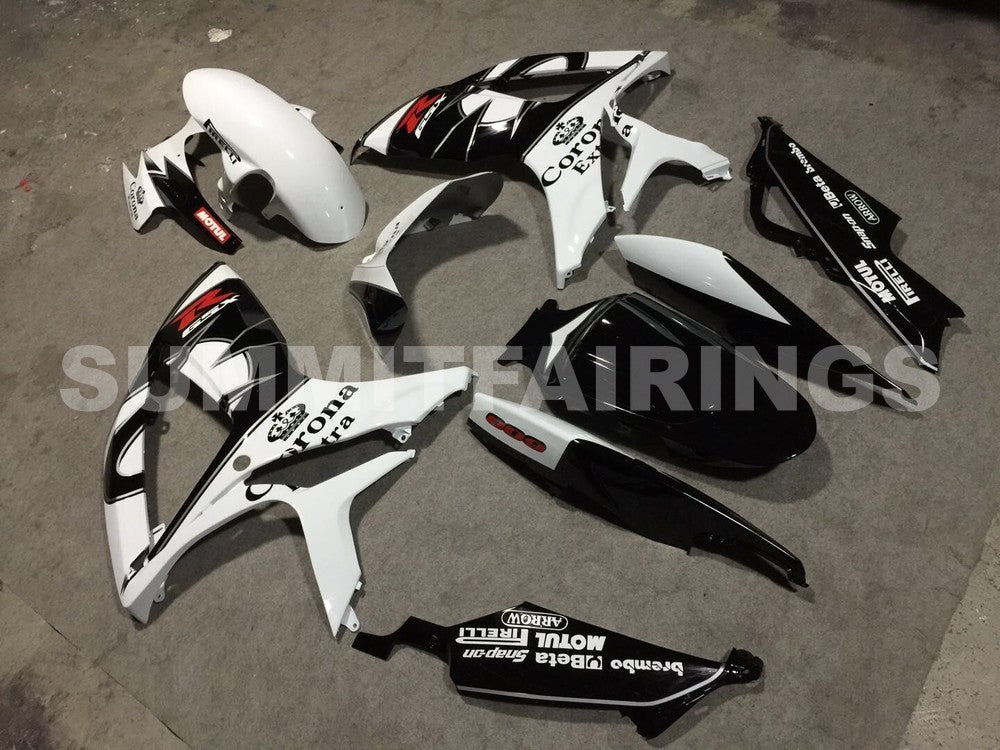 Fairings For Suzuki GSXR 600 750 (2006-2007) Black White