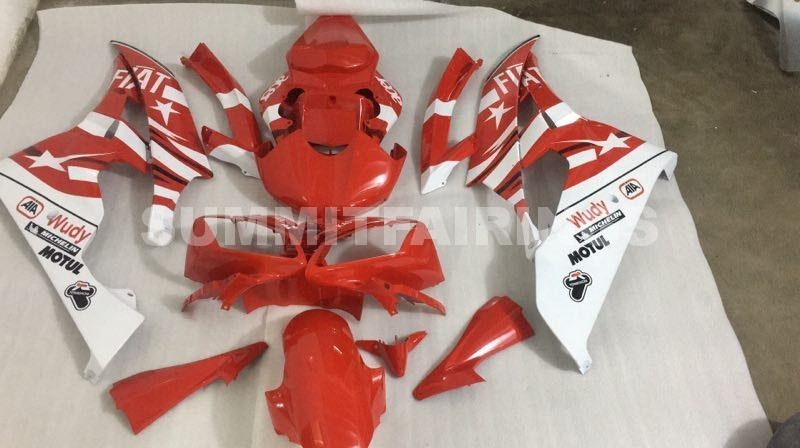 Fairings For Yamaha YZF-R6 Red White Star FIAT R6 (2006-2007)
