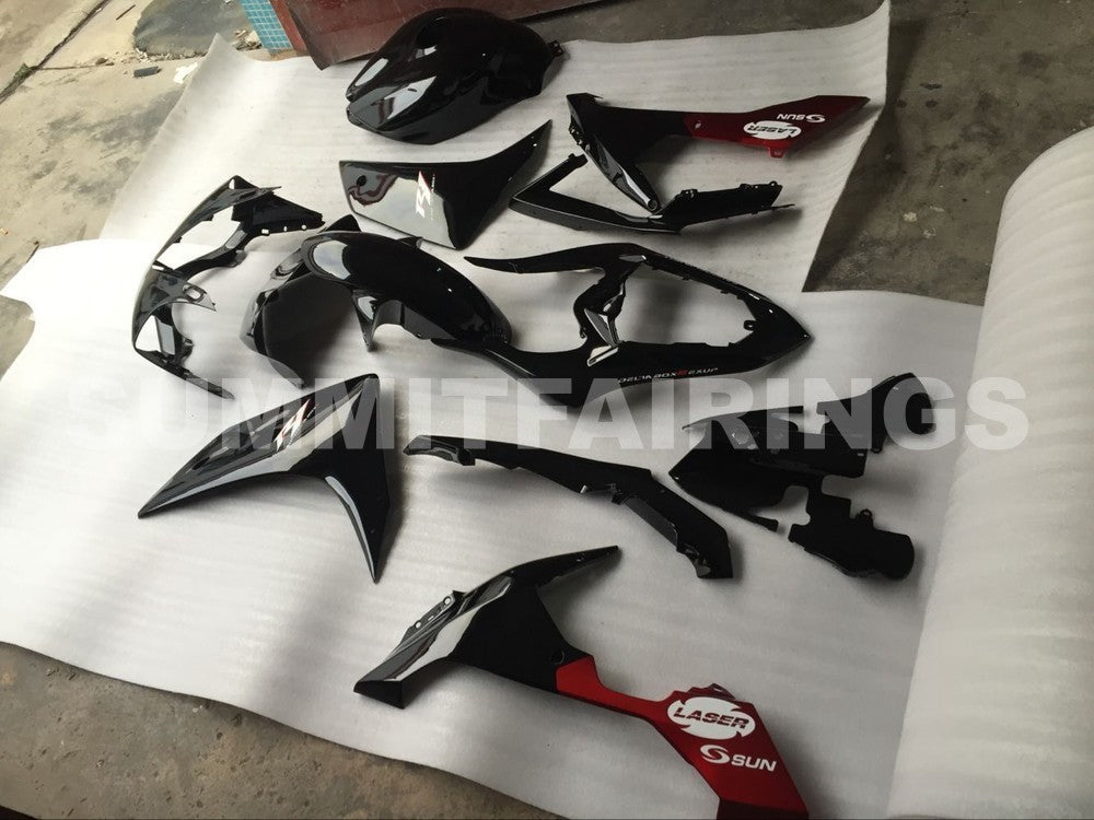 Fairings For Yamaha - YZF1000 R1 07-08 Black Red