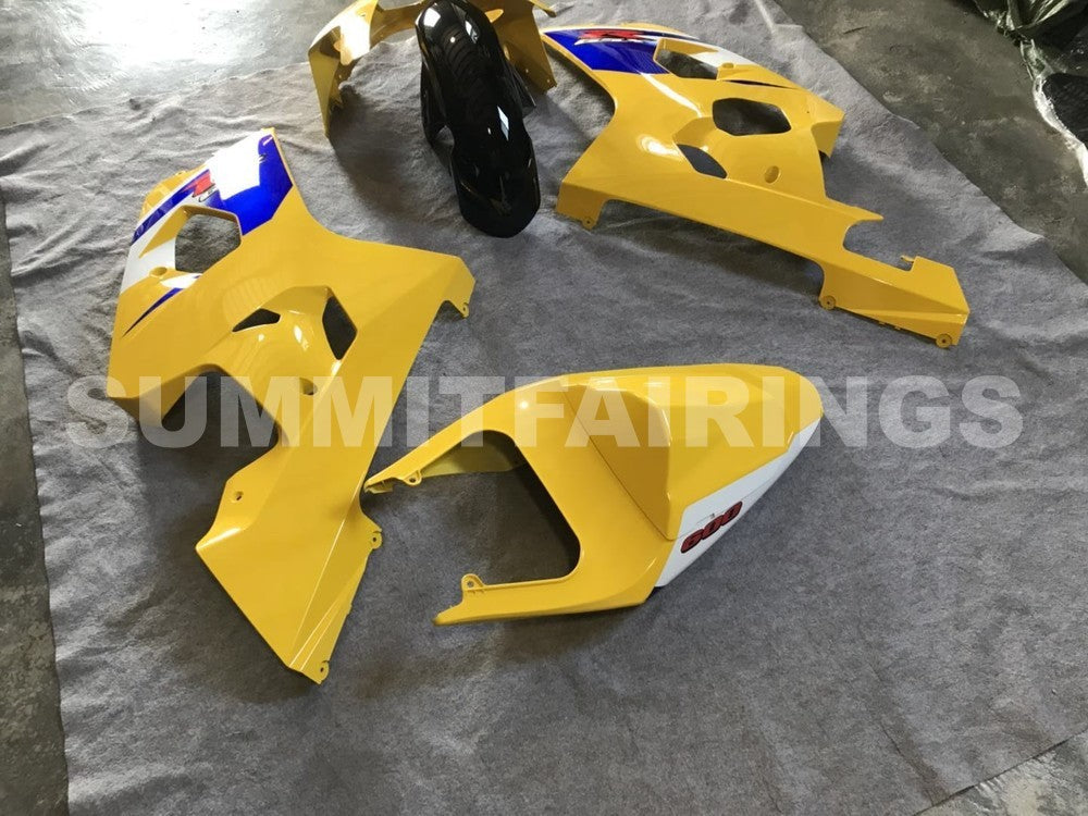 Fairings For Suzuki - GSXR600-750 K4 04-05 Blue Yellow